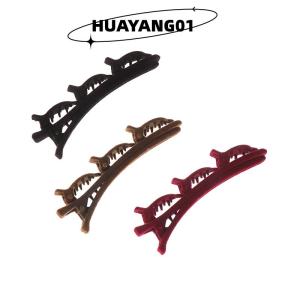HUAYANG01 [2023 new HOT FASHION] Đổ xô bangs Clip tóc mũ nón phụ nữ dễ thương barrettes hairgrip bện kẹp tóc Phụ kiện tóc