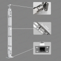 Stair handrail stainless steel brushed column Attic guardrail Bay window railing handrail stair. 