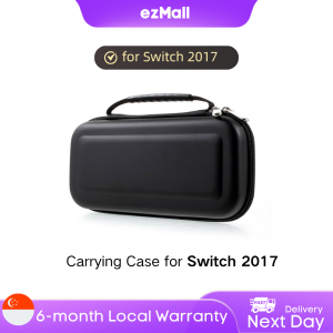 ezMall Nintendo Switch-2 Switch OLED Case - Protective Hard Portable Travelling Case Carrying Bag Shell Pouch for Nintendo Switch OLED Accessories