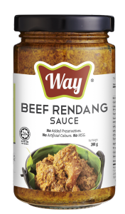 WAY Beef Rendang Sauce (suitable for different kinds of meats) 2x200g