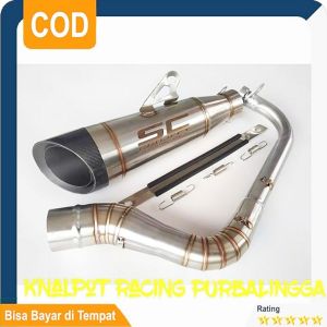 KNALPOT RACING SC PROJECT S1 NMAX 155 AEROX PCX VARIO BEAT SCOOPY LEXI FREEGO FULLSET MURAH