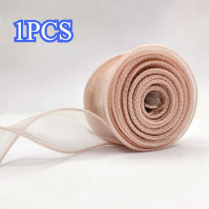 9m Plain Fishtail Ribbon Yarn with Wavy Edge Wrap Flower Gift Birthday Cake Decoration