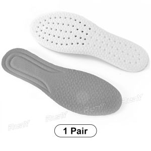 Breathable Soft Insoles Elastic Shoes Pad Sport insole Shock Absorption Insert Cushion Lights