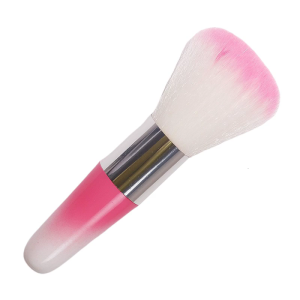 Gentle Nail Art Dust Brush Compact Ergonomic Handle For Efficient Manicure Cleaning And Multi Purpose Use