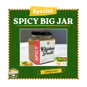 Chicken Pastil with Original and Spicy Flavor and Special Sarsa Sauce.
