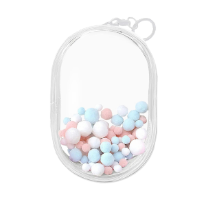 Pouch PVC Doll 10cm 15cm 20cm PVC Pouch Labubu Popmart Transparan Doll PVC Bag Anti Air