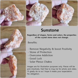 Sunstone Raw Natural Crystal Stone | Luck | Positivity | Independence | Empowerment | Growth