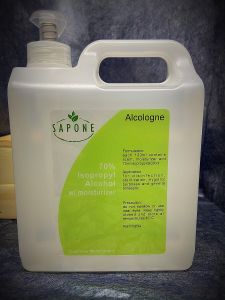 1L Alcologne with 70% isoproply alcohol scent and moisturizer in pump bottle (cucumber melon)