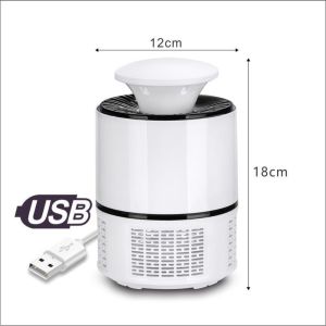 KEASHI Portable Design Electric Mosquito Flycatcher Mute Repellent Light Photocatalyst Technology USB Mosquito Killer Trap Device LUV Repellent Mosquito Killing Lamp Indoor Use