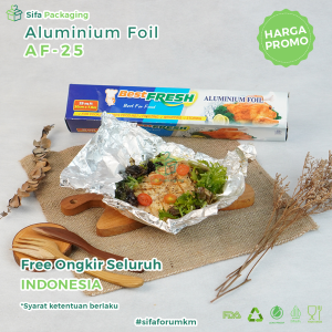 Alumunium Foil Roll Wrap Food Pembungkus Makanan Best Fresh 30 cm x 76 m isi 3 Box