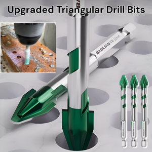 Upgraded Triangular Drill Bits Off-Center Drill Bit For Hard Tiles Concrete Glass Triangular Cement Wall Carbide Bit