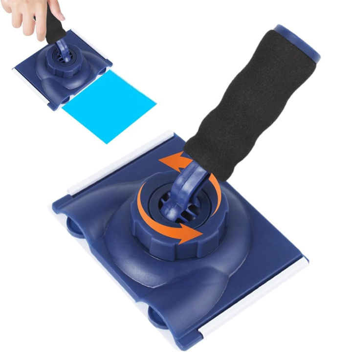 360° Rotating Handheld Paint Edger with Handle, Paint Trimmer Edger for