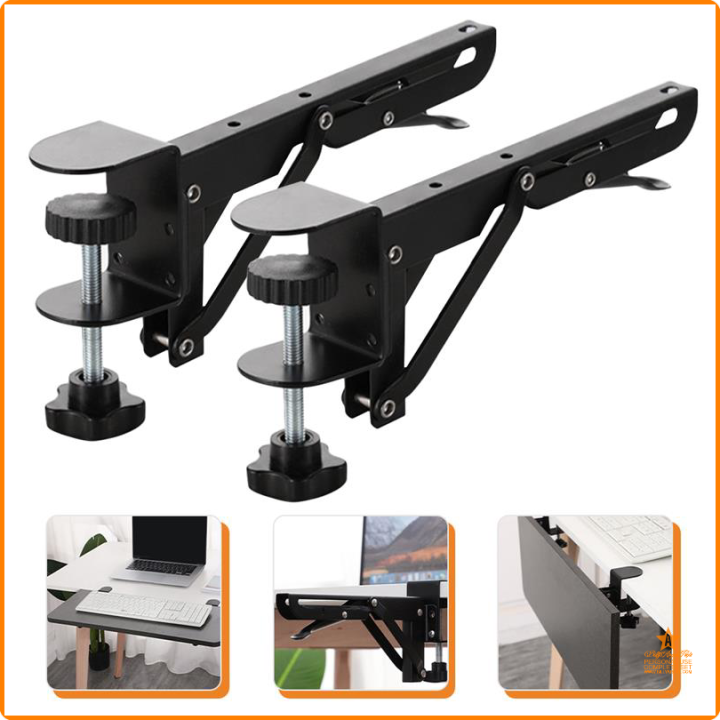 [op105] Foldable Bracket Desktop Extension Board Support Computer Mount ...
