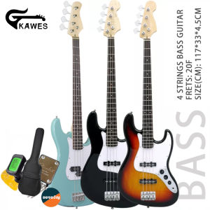 กีตาร์เบส เบสไฟฟ้า 4 สาย เบสเริ่มต้น Electric Bass เก็บเงินปลายทาง&จัดส่งจากกรุงเทพ