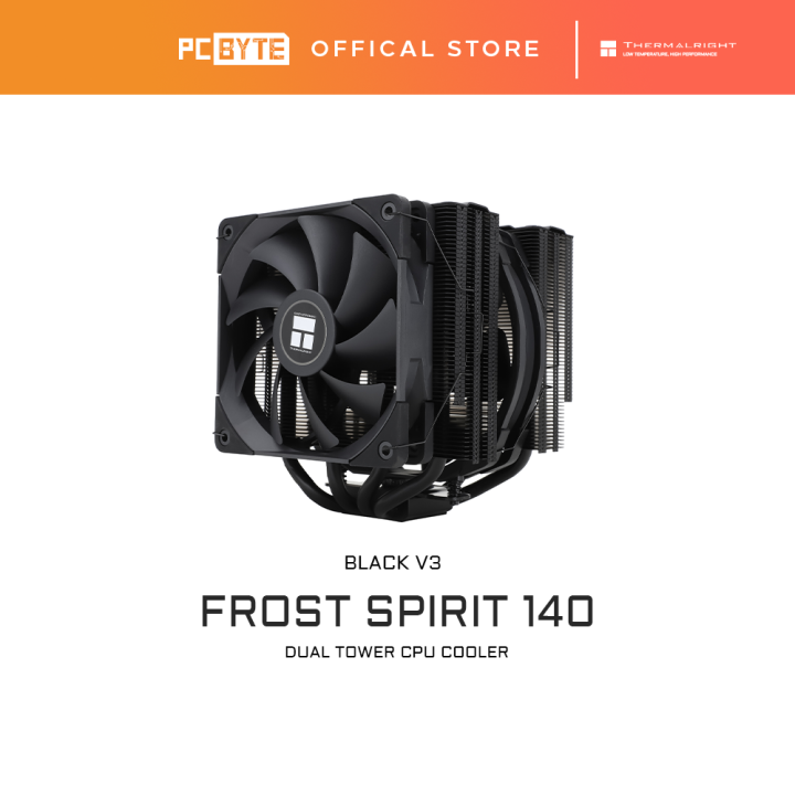 Thermalright Frost Spirit 140 Black V3 Dual Tower CPU Heatsink Cooler ...