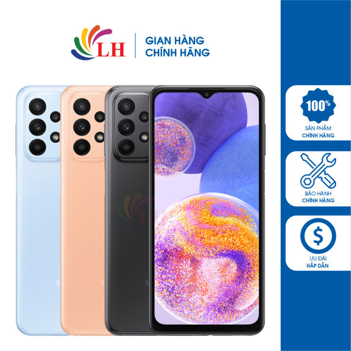 Điện thoại Samsung Galaxy A23 (4GB/128GB) - Hàng chính hãng - Hiển thị đẹp, hiệu năng mạnh mẽ, camera sắc nét