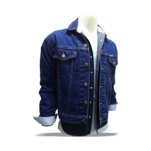 เสื้อ oversize แจ็คเก็ตแขนยาว ยีนส์ เสื้อยีนส์กันหนาว เสื้อมอร์เตอร์ไซต์ เสื้อแจ็กเก็ต เสื้อแมสเซนเจอร์ สียีนส์ (Dark Blue) เสื้อคนอ้วน
