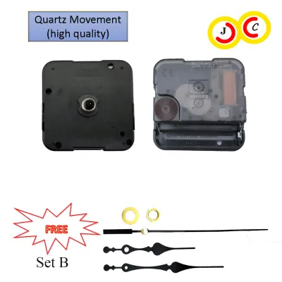 Wall Clock Machine Engine Motor Quartz Sweep/Silent Movements DIY Wallclock Mesin Jam Dinging