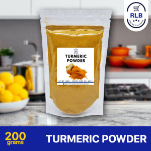 200 grams Organic Pure Natural Turmeric Powder - Anti-inflammatory Antioxidant Superfood - No Artificial Additives Original Luyang Dilaw Powder Boosts Immune System Digestive Support Turmeric Tea Powder No Sugar Added All Natural Organic Luyang Dilaw