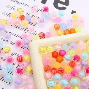 35-73ชิ้นแฟชั่นเงาหวานลูกอมสีพลาสติกอะคริลิรอบฟักทองลูกปัดสำหรับต่างหูสร้อยคอสร้อยข้อมือทำเครื่องประดับ DIY หัตถกรรมทำอุปกรณ์เสริม