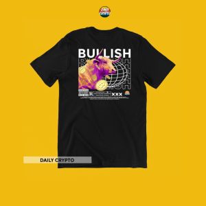 Cotton Original Bullish Bitcoin Crypto Cryptocurrency Tshirt Shirt Men Women Cotton Minimalist Trendy Asthetic COD