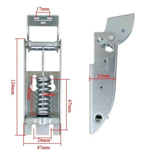 Freezer door spring hinge horizontal top open refrigerator freezer movable lid Hinge refrigeration accessories