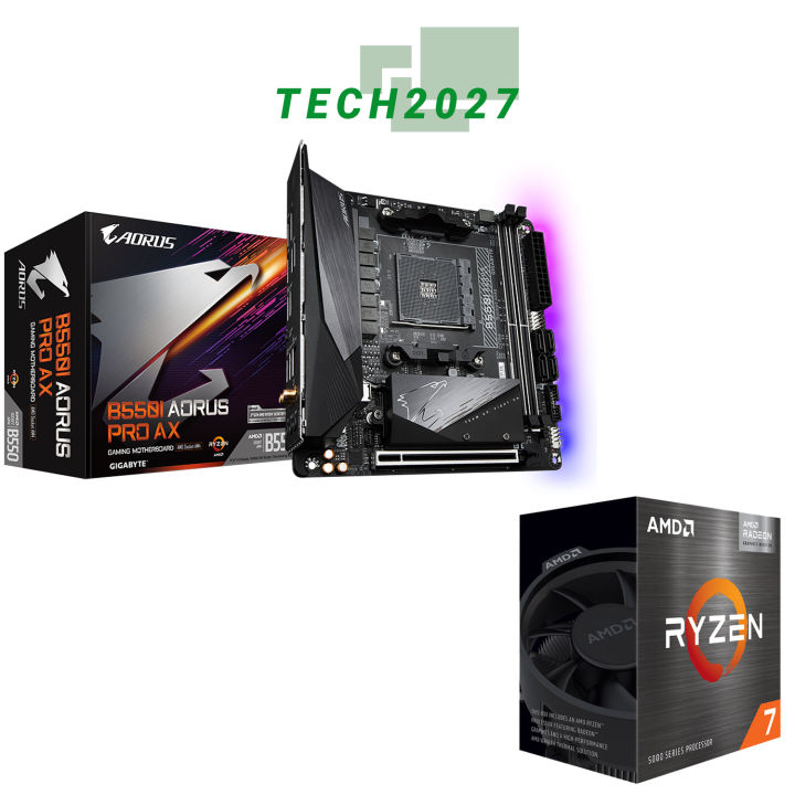 AMD Ryzen 7 5700G 3.8 GHz Eight-Core AM4 Processor with GIGABYTE