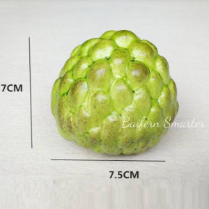 น้อยหน่าปลอม น้อยหน่า ผลไม้ปลอม สวยสมจริง น้ำหนักเบา เหมาะนำตกแต่งสถานที่ หรือพร๊อพถ่ายรูป