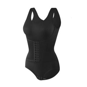 Shapewear Bodysuit For Women Full Coverage Abdomen Control Butt Lifting Invisible Design Body Shaper with Hook Front