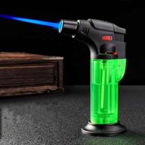 Plastic Type Personalized Windproof Direct Igniter Cigar Lighter Baking Flame Spray Gun Moxibustion Lighter
