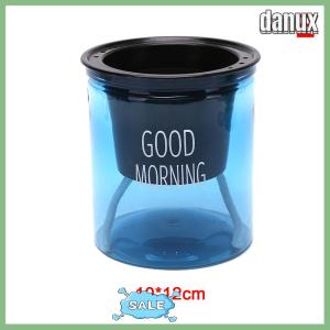 danux Transparent Flower Pot Self-Watering Plant Flower Pot Home Garden Decoration
