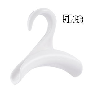 5pcs Grey/White Handbag Hanger Hook Purse Handbag Closet  Storage Hook