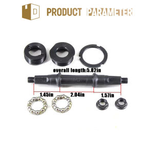 High Quality Bicycle 5S Bottom Bracket Set Square Type Hole Bottom Axle Bike Axle Sealed Bearing
