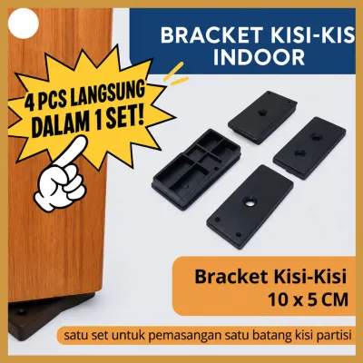 Bracket Kisi Hollow WPC 1 Set 10x5 Untuk Rangka Partisi Indoor Dan Penyekat Ruangan Kuat