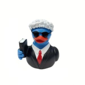 UMBRAULI Cute Duck Statue Ornament Resin Cartoon Animal Sculpture  Decoration Creative Miniatures Figurine Cabinet