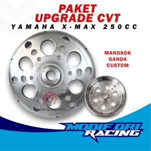 Mangkok Kampas Ganda XMAX 250 cc Kirian CVT Yamaha Xmax 250 cc Original Custom Bubut Marking Modifikasi Ori Bandung