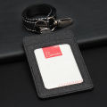 Work Card Holder Employee Badge Hanging Neck ID Bus Student School Meal Cards Protective Cover with Lanyard Office Equipment. 