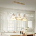 Home modern chandelier ceiling light industrial metal cage living room dining room ceiling light. 
