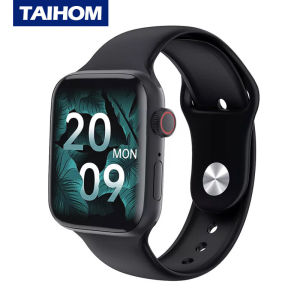 TAIHOM Smart Watch for Men Women Bluetooth 5.2 Touch Screen 24h Heart Rate Monitor Music Smartwatch Tracker Motion Smart watch for Android IOS