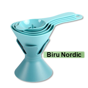 Corong Set Kombo PP Food Grade Multifungsi untuk Minyak Air Alat Pemisah Telur Funnel Oil 6 IN 1