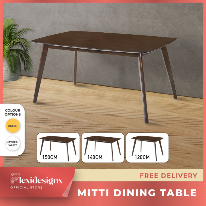Solid Wood Dining Table 120CM/140CM/150CM Dinner Table HDB BTO CONDO