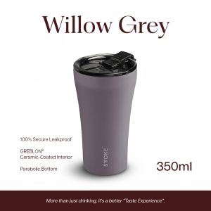 STTOKE Leakproof Ceramic Insulated Cup    Earth Series    350ml (12oz)