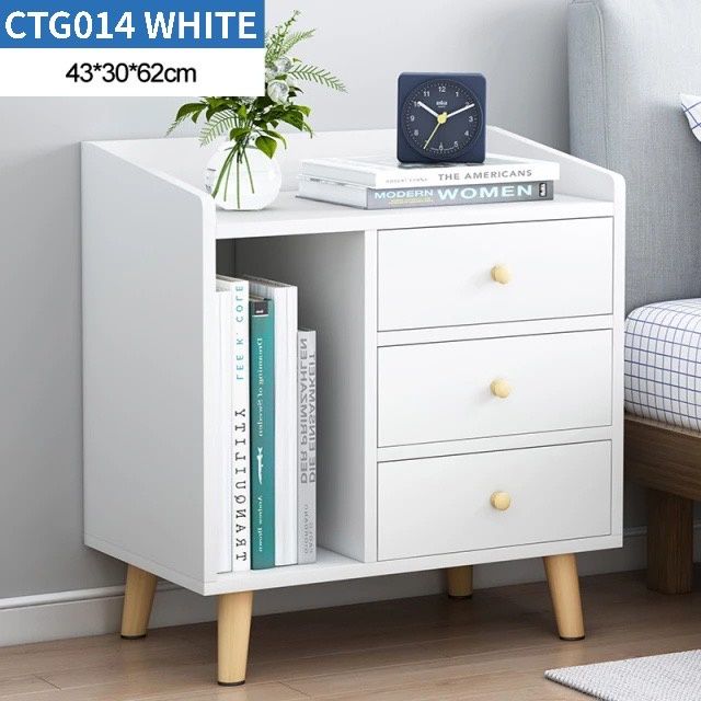 bedside table drawer mini bed With Lock Mini Modern Simple