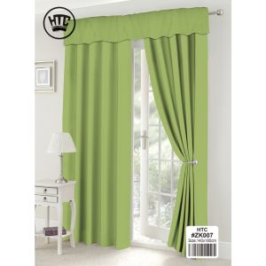 LWEL Room Decoration Kurtina Solid Color Curtain for Window Door Bedroom Cotton (140cmx180cm) 1pc Solid Color