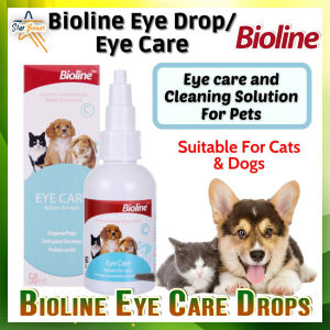BIOLINE Eye Care Drops Solution | Ear Care Cleaner | Ear Powder | Tearstain Remover Ear Care Kit Set