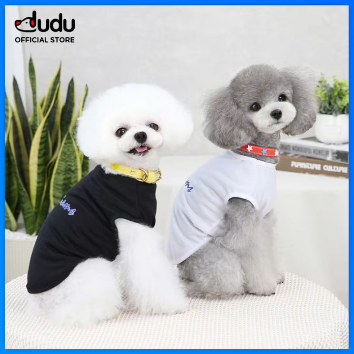 DUDU Pet Spring and Summer Vest Teddy Small Dog Poodle