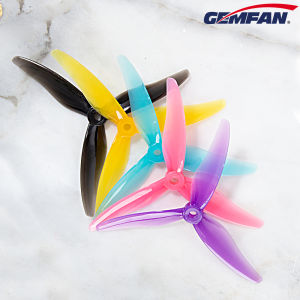 2 Pairs Gemfan Hurricane 51477 5.1X4.77X3 3-Blade PC Propeller for RC FPV Racing Freestyle 5inch Drones Replacement DIY Parts