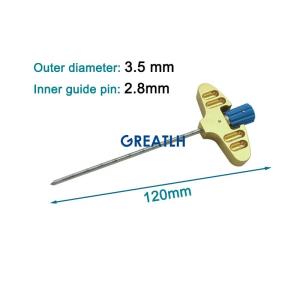 GREATLH Autoclavable Vertebroplasty Puncture Needle Medical Lumbar Puncture Needle Orthopedic Instrument