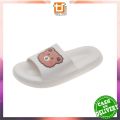 OFM-S59 Sandal Wanita Motif Beruang Anti Slip Nyaman Empuk / Sandal Rumah Slip-On / Sendal Bear. 