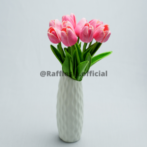 Artificial Tulip Latex Bunga Palsu Plastik Dekorasi Hiasan Rumah Kantor Artifisial Buatan Tanaman ( HARGA UNTUK PER 1 TANGKAI BUNGA & TIDAK TERMASUK VAS)